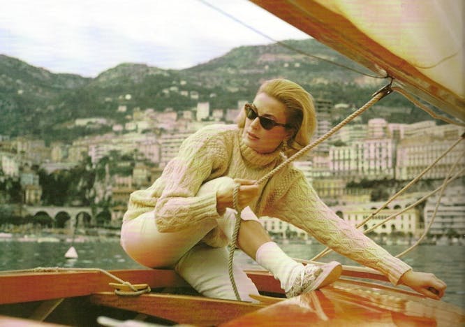 sailboat person portrait accessories sunglasses adult female woman yacht sitting
